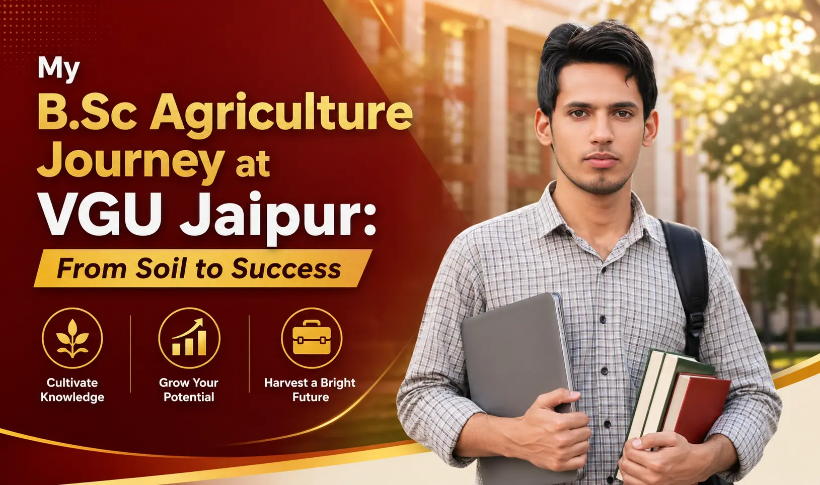 My B.Sc Agriculture Journey at VGU Jaipur: From Soil to Success
